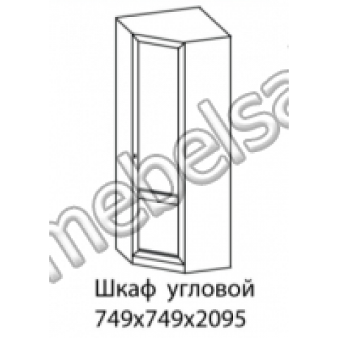 Детская Микки 1 Шкаф угловой
